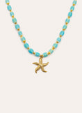 Ariel Colors Stainless Steel Gold Necklace