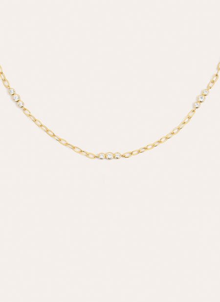 Collar Delicate Baño Oro