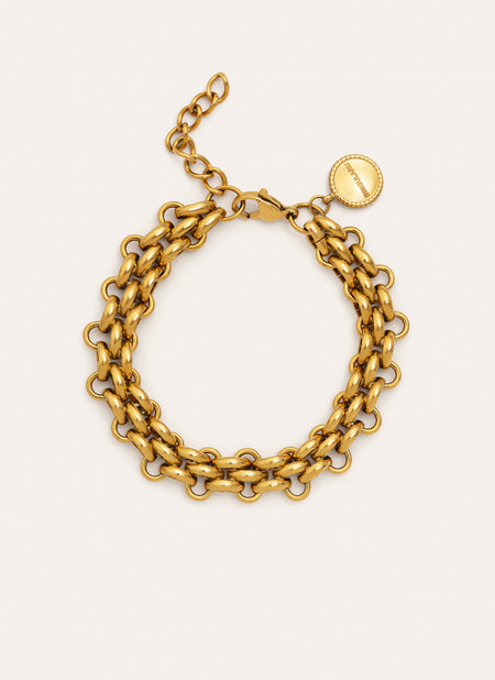 Pulsera Eloria Acero Baño Oro