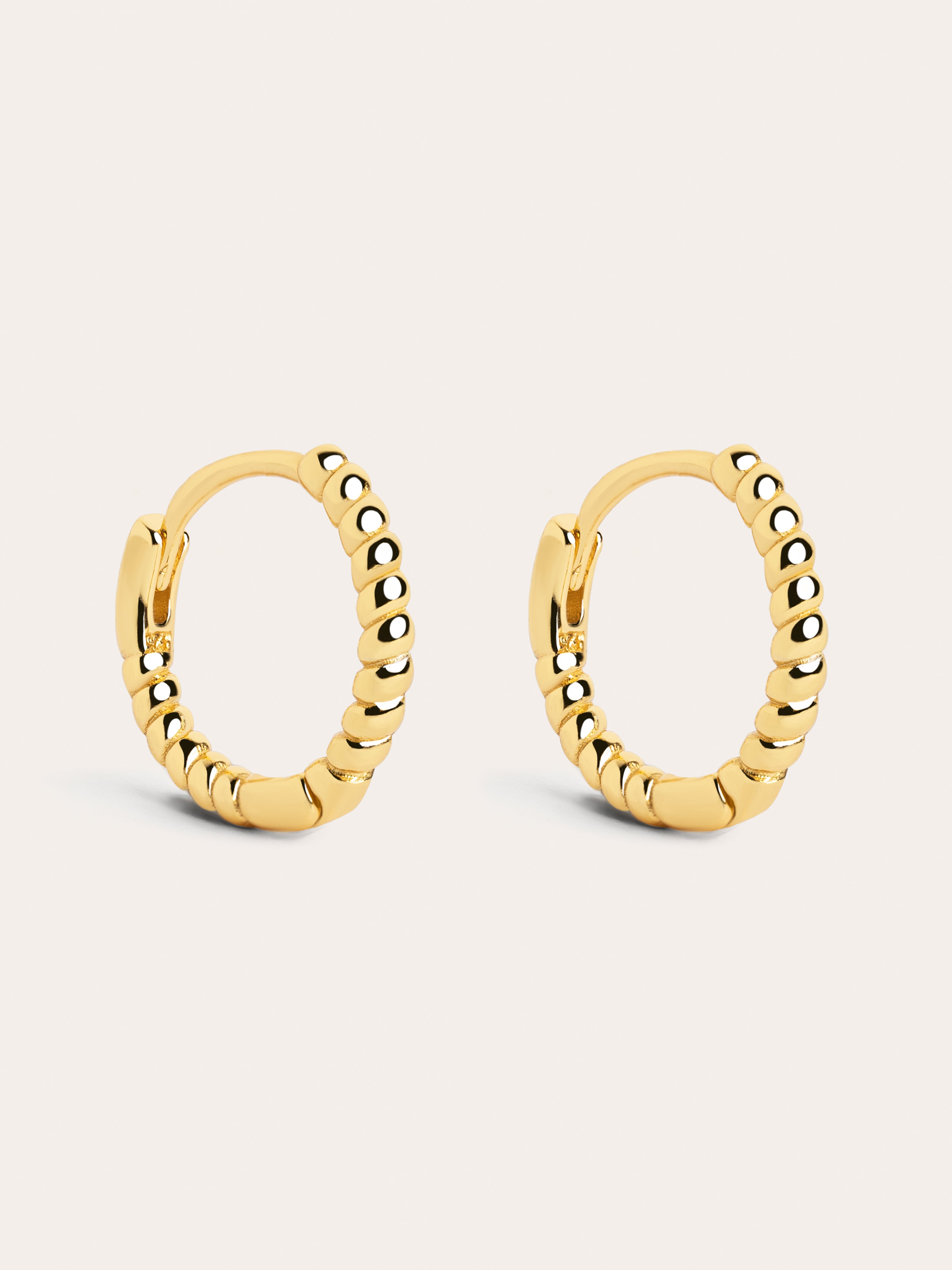 Pendientes Aro Twist Oro