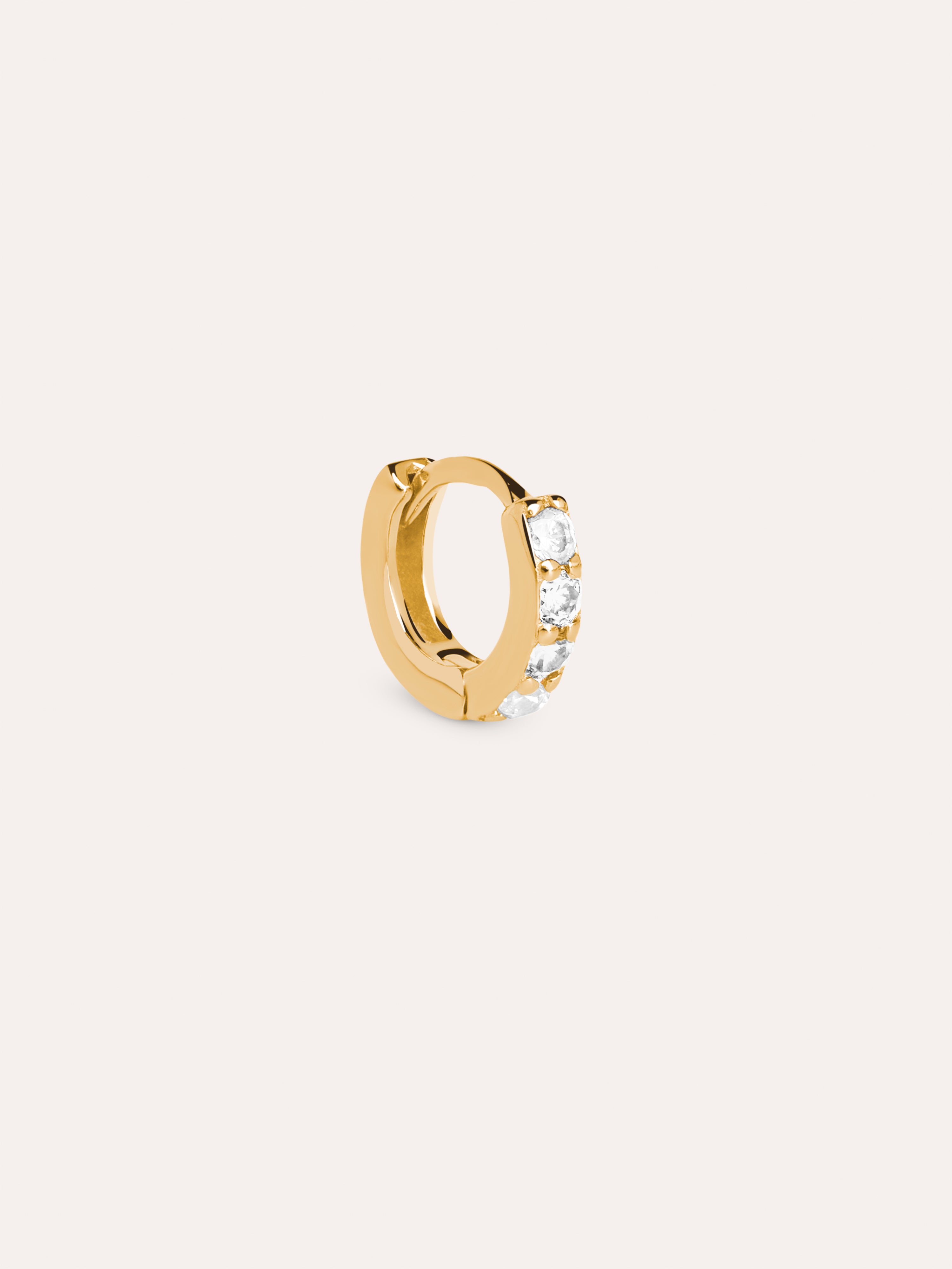 Cleo S Gold Hoop Single Earring