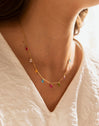 Xiqueta Meua Colors Stainless Steel Gold Necklace