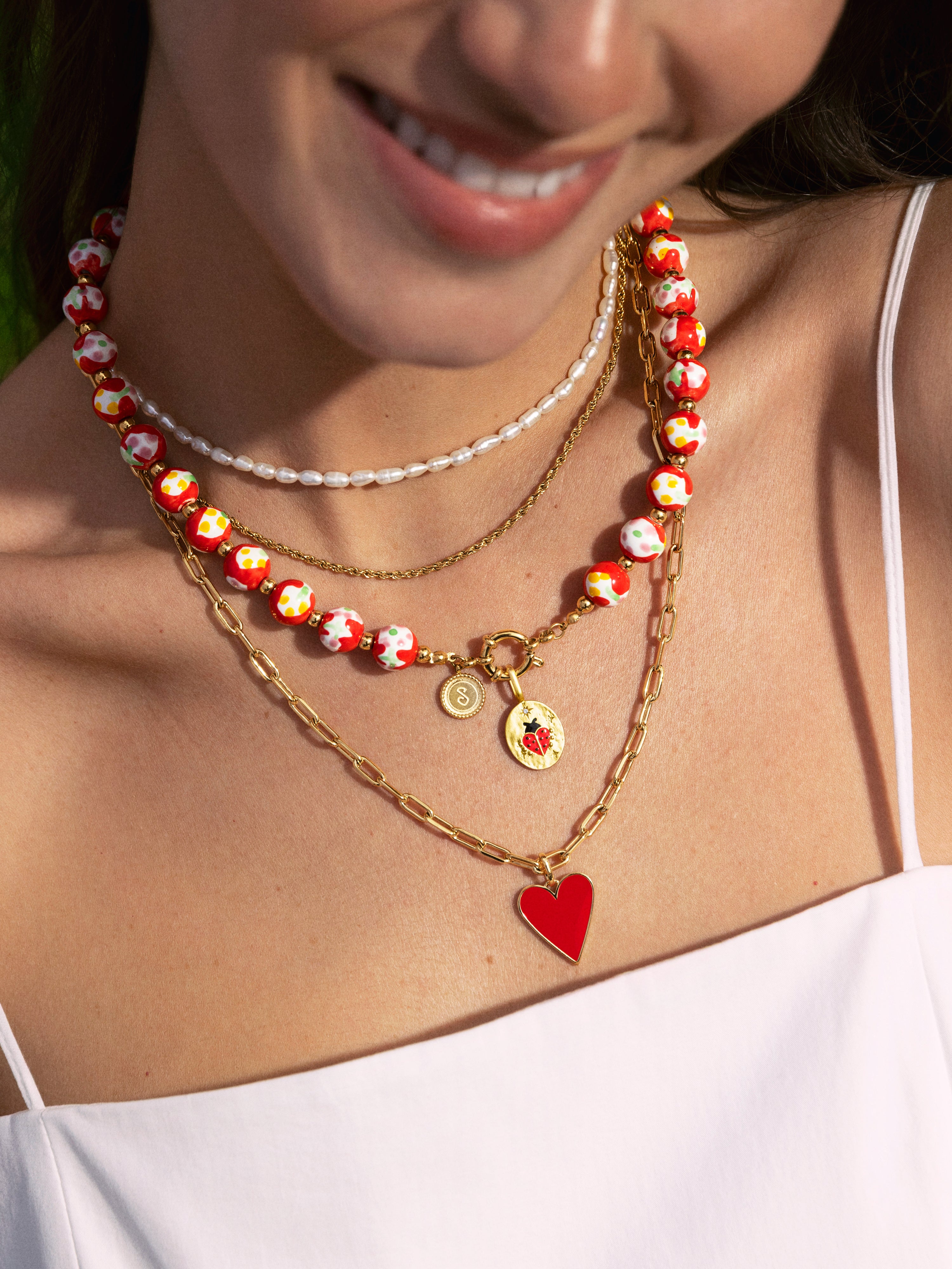 Ladybug Gold Charm