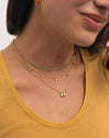 Hailey Letter Stainless Steel Gold Necklace