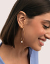 Tulip Gold Single Earring 