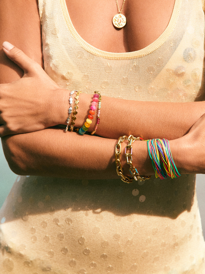 Shells Stainless Steel Gold Bracelet 