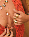 Anillo Shelly Acero Baño Oro