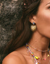 Catalina Stainless Steel Gold Earrings