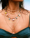 Shells Stainless Steel Gold Necklace