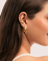 Ear Cuff Hailey Einzelner Ohrring, vergoldet