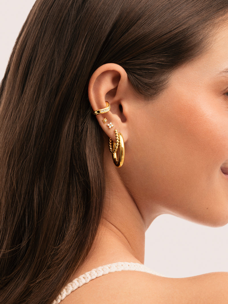 Pendientes Samba Acero Baño Oro