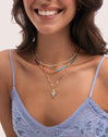Collier Joy Colors Acier Plaqué Or