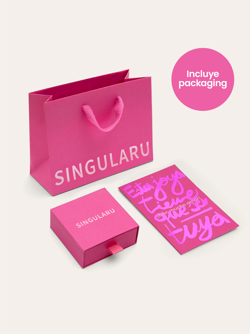 Pack Regalo Bracciale e Collana Nacary Colors Acciaio Placcato Oro