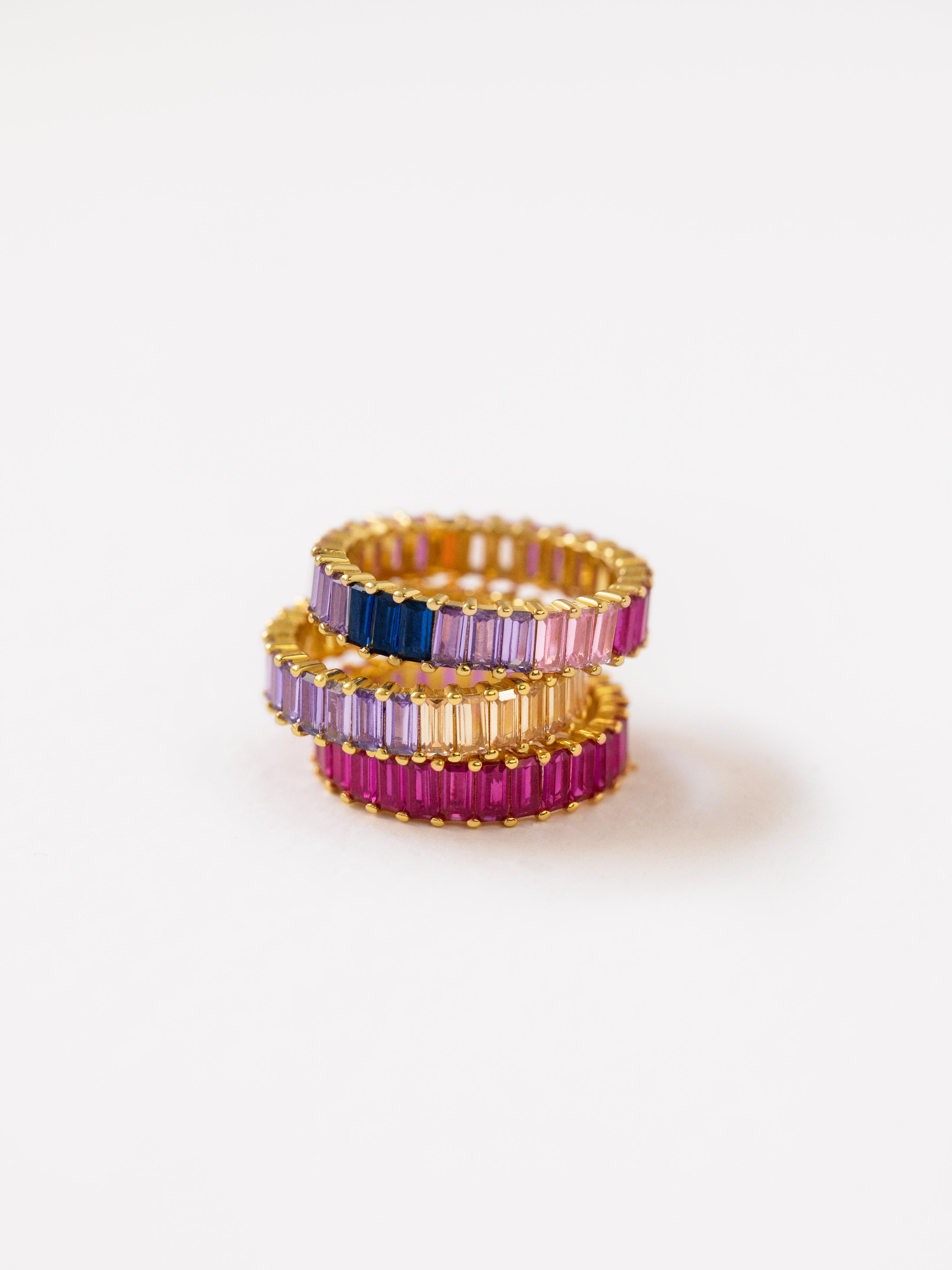 Anillo Sia Berries Baño Oro