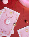 Reversed Heart Enamel Stainless Steel Necklace