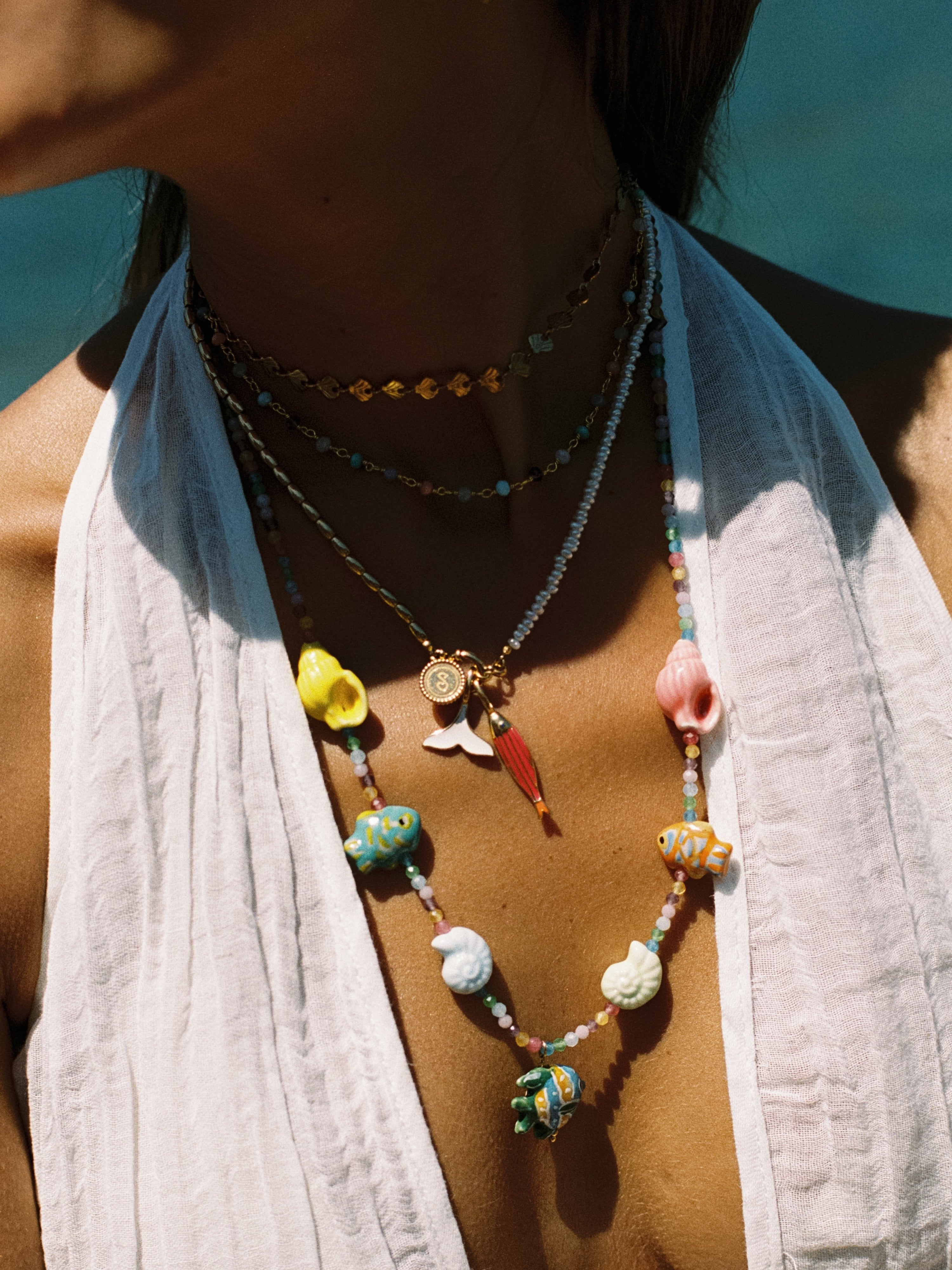 Seaglow Fish Gold Charm