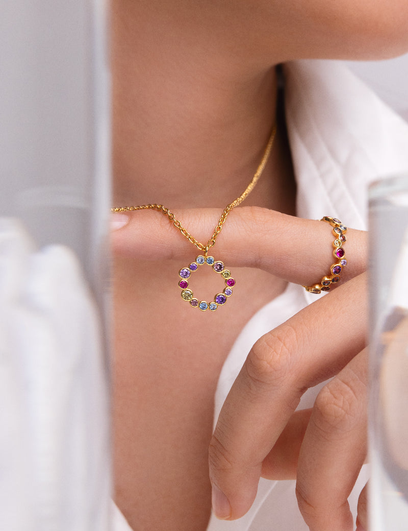 Bubbles Gold Ring 