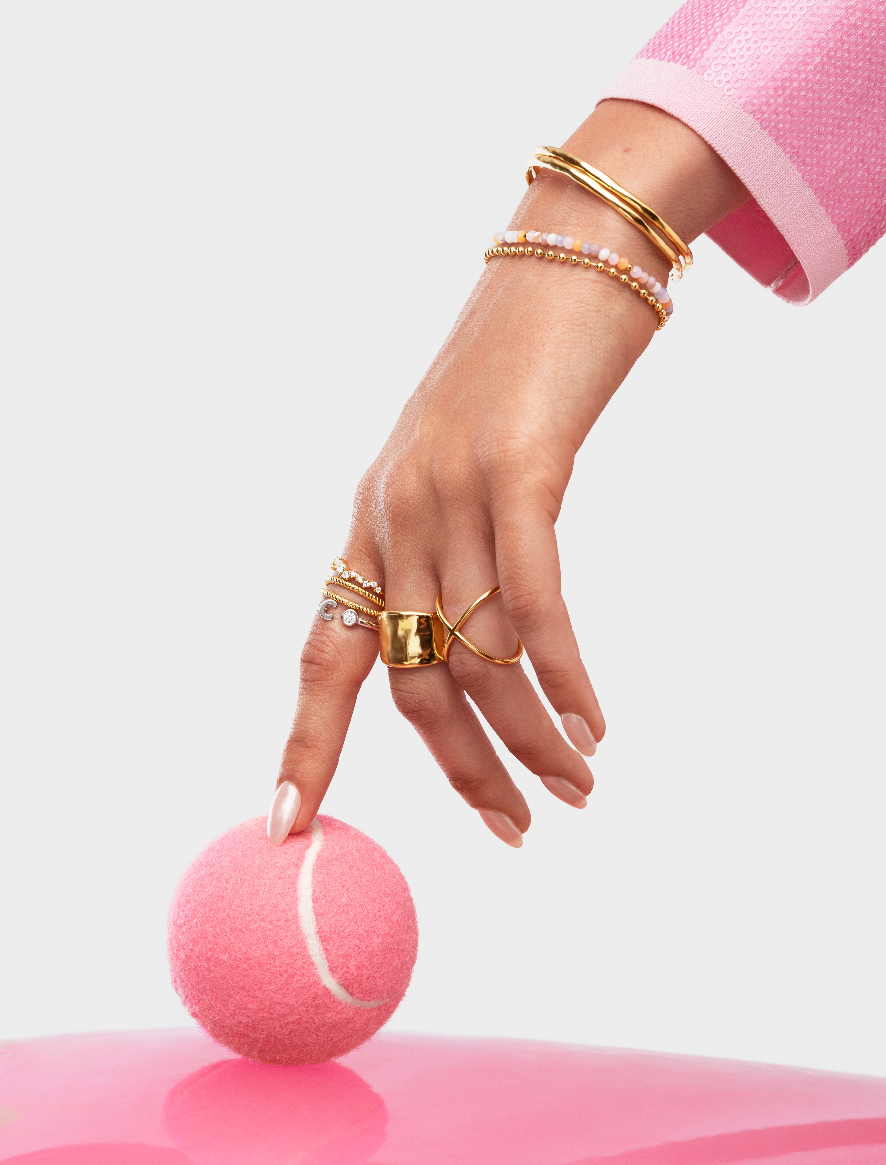 Anillo My Ocean Acero Baño Oro