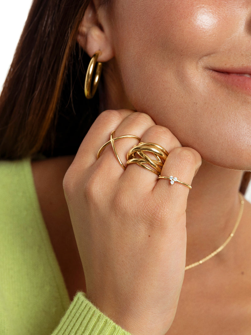 Clover Gold Ring