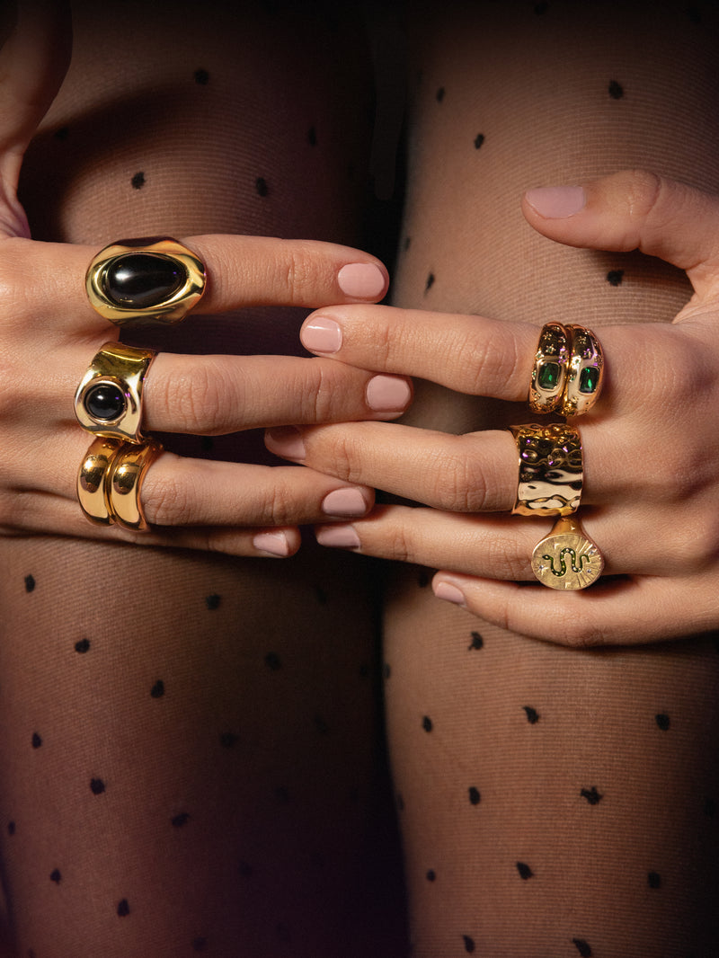 My Onyx Gold Ring