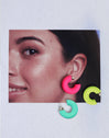 Pendientes Aro Gummy Lima Acero