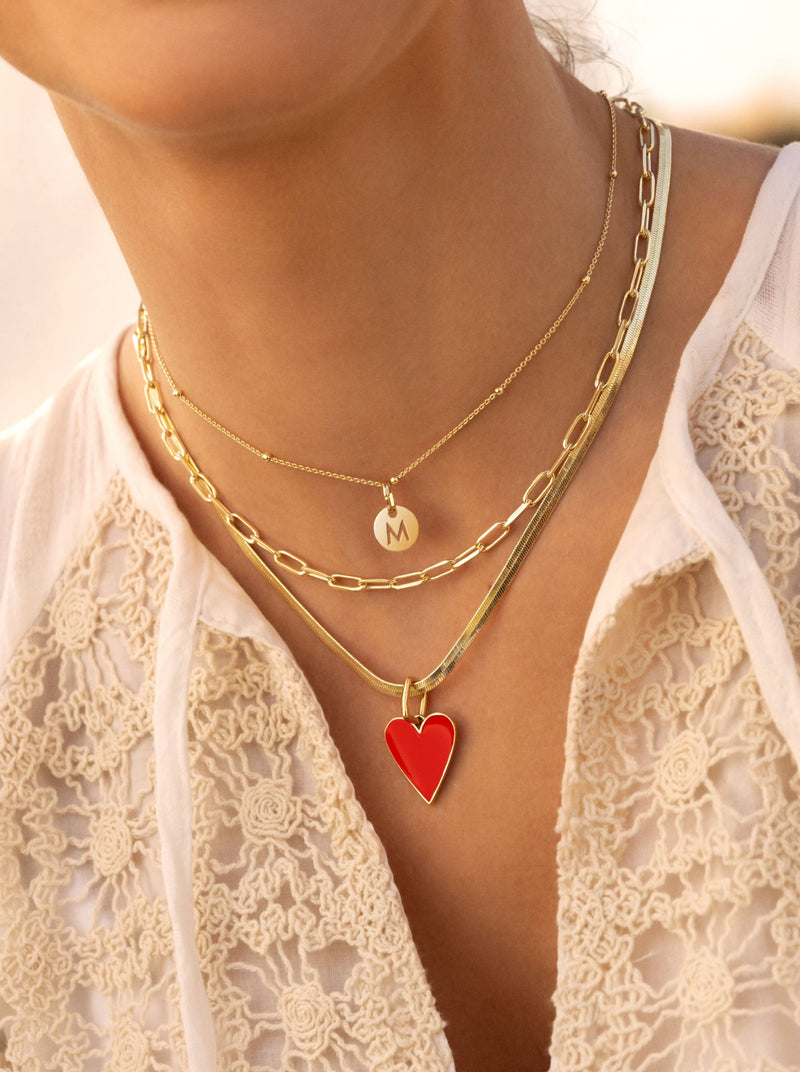 Mini Medallion Gold Necklace