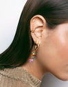 Cross Gold Ear Cuff Single Earring