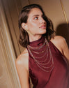 Tamara Cascade Gold Earrings 