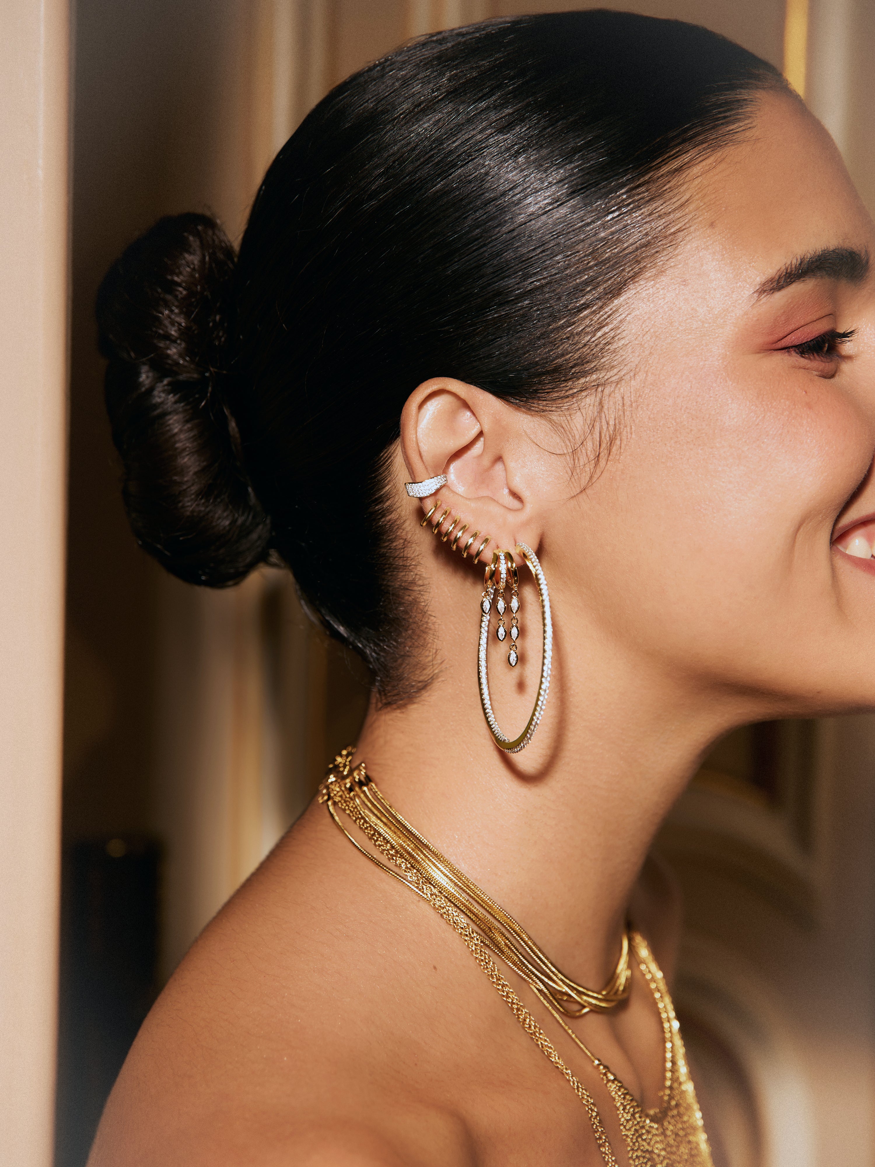 Scarlett XL Gold Hoop Earrings 