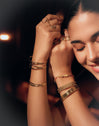 Tressia Stainless Steel Gold Bracelet