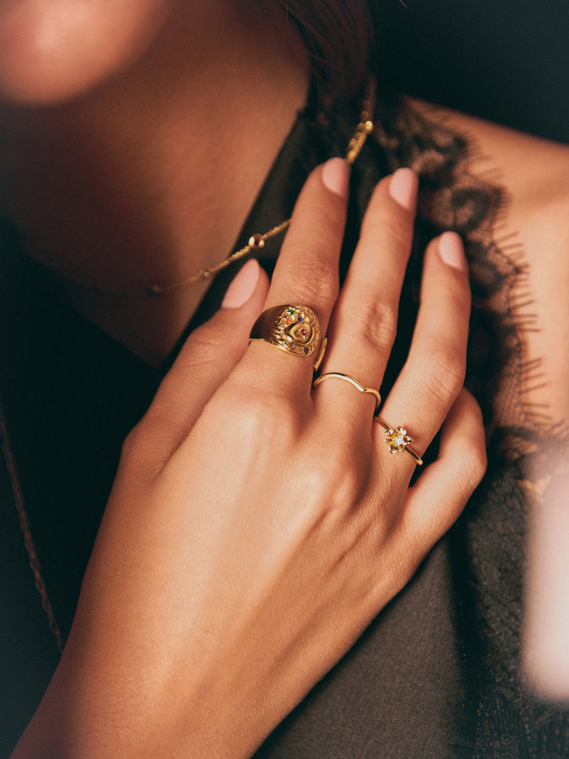 Peak Gold Ring