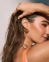 Triple Gold Hoop Earrings