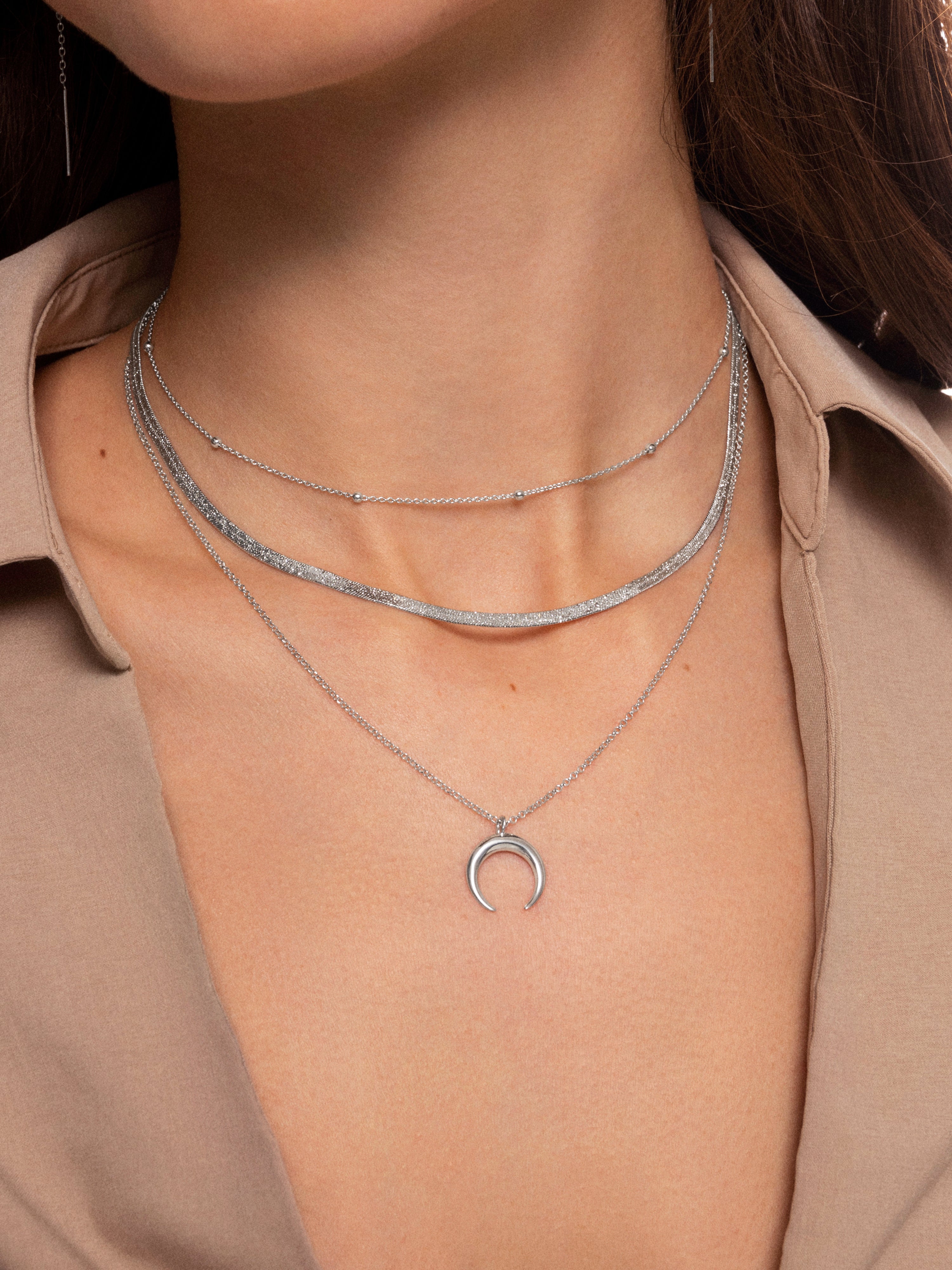 Collar Moonset Plata