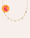 Collar Shamira Acero Baño Oro