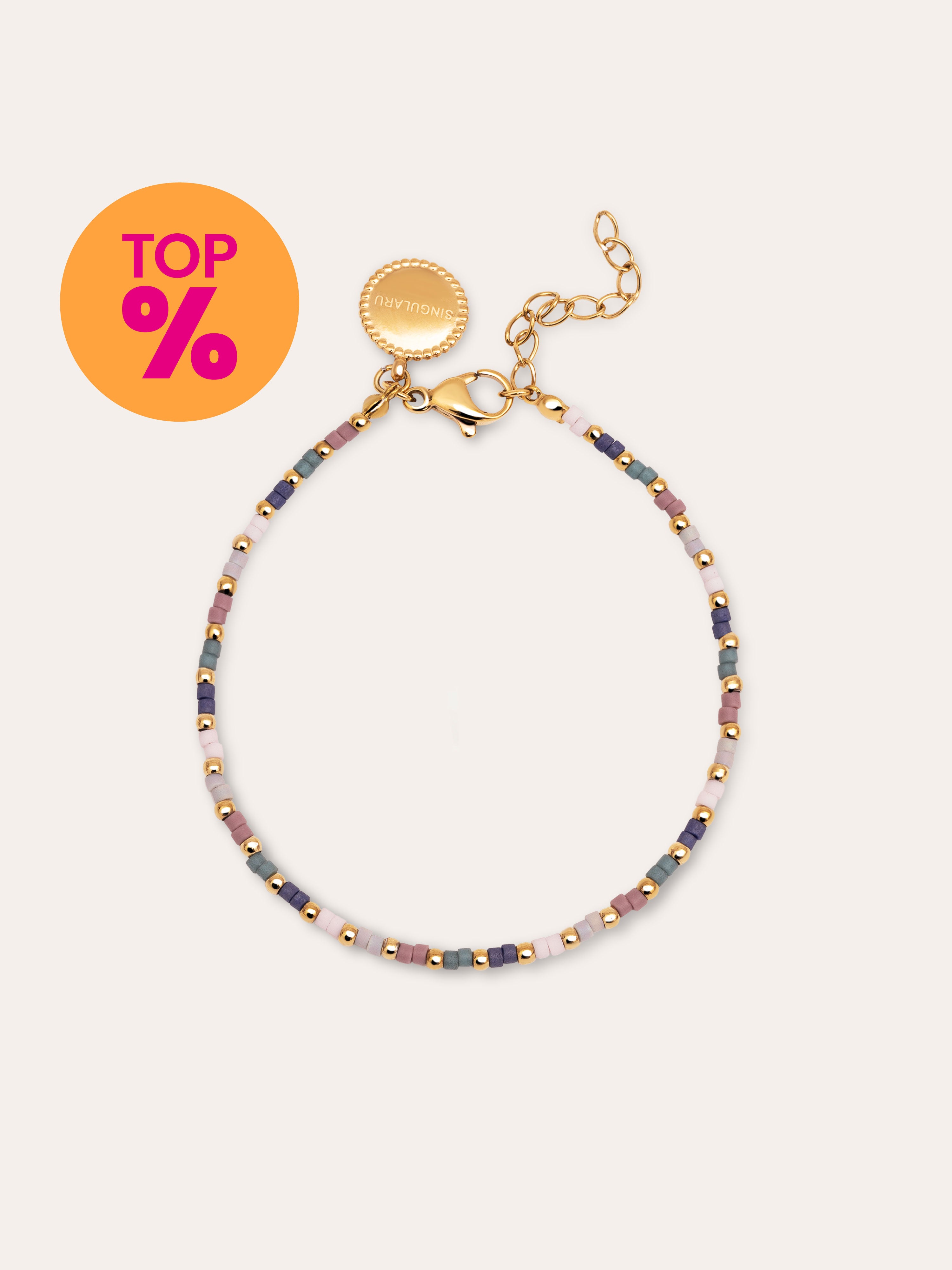 Pulsera Polar Colors Acero Baño Oro