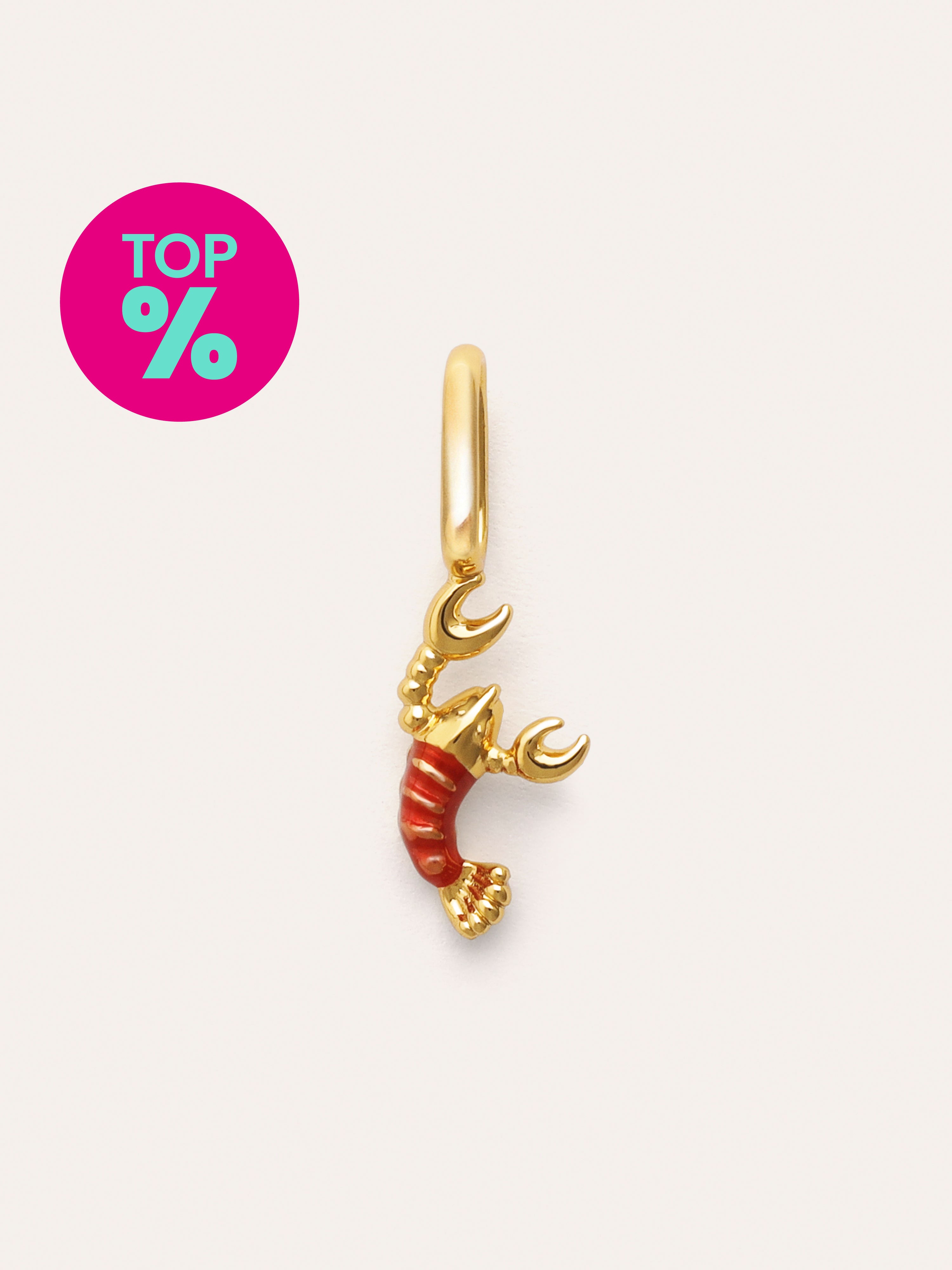 Charm Gambita Baño Oro