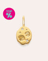 Charm Treasure Verguld met Goud