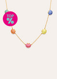Collier Coquillages Enamel Plaqué Or