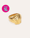 Ring Shelly Staal Verguld met Goud