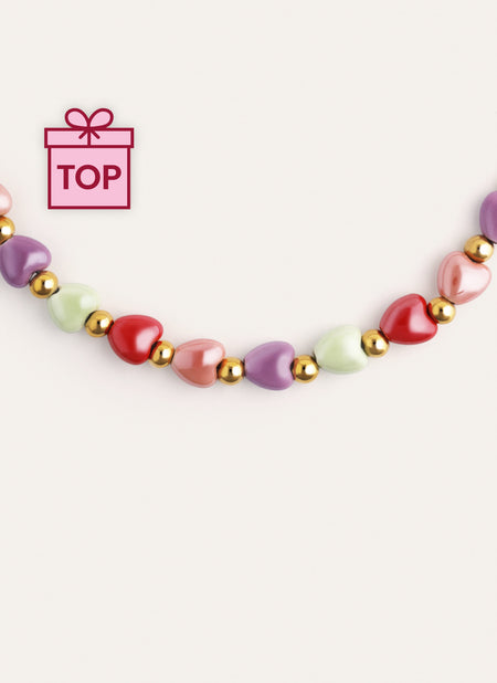 Collar l'Amour à Paris Color Acero Baño Oro