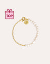 Pulsera Chic Pearl Acero Baño Oro