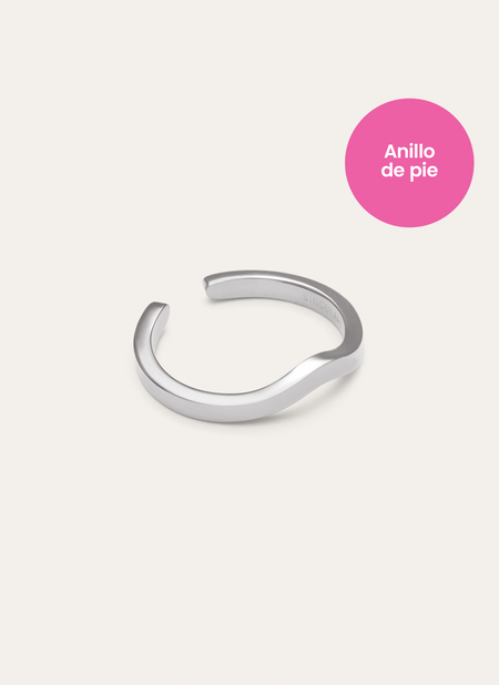 Anillo Pie Peak Acero