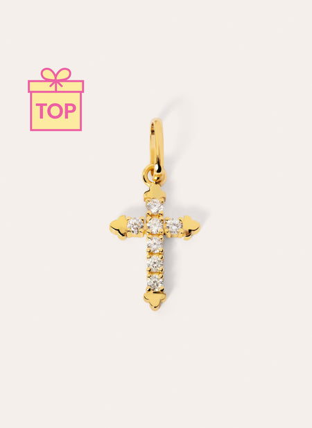 Charm Penélope Plata Baño Oro