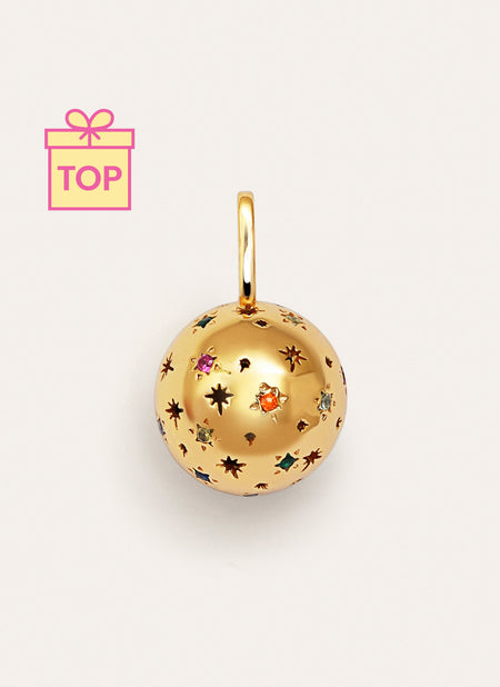 Charm Llamador de Ángeles Baño Oro