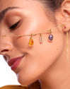 Triple Dots Gold Necklace