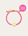 Pulsera Personalizada Moon Atardecer Neón Acero Baño Oro