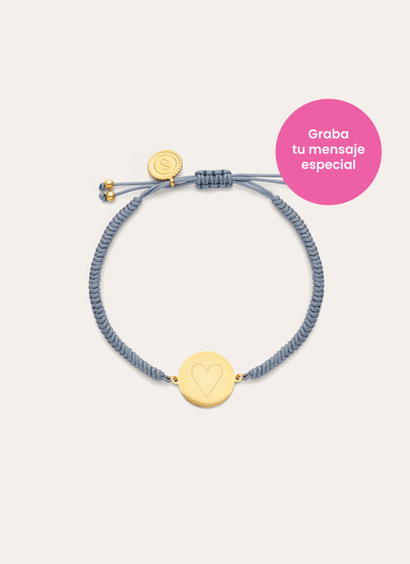 Pulseira Personalizada Moon Marea Aço Banhado a Ouro