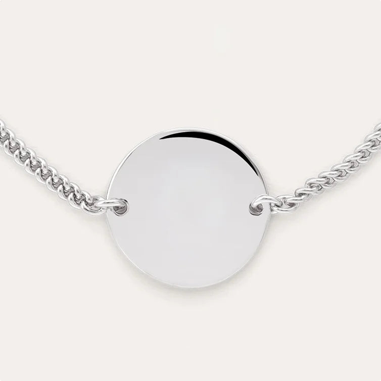 Pulsera Personalizada Little Moon Plata