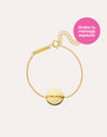 Moon Personalized Gold Bracelet