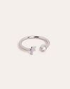 Anillo Personalizado Letter Spark Plata